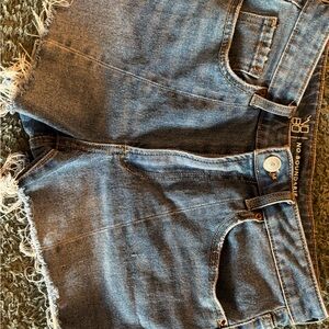 No Boundaries Blue Denim Shorts Casual Style